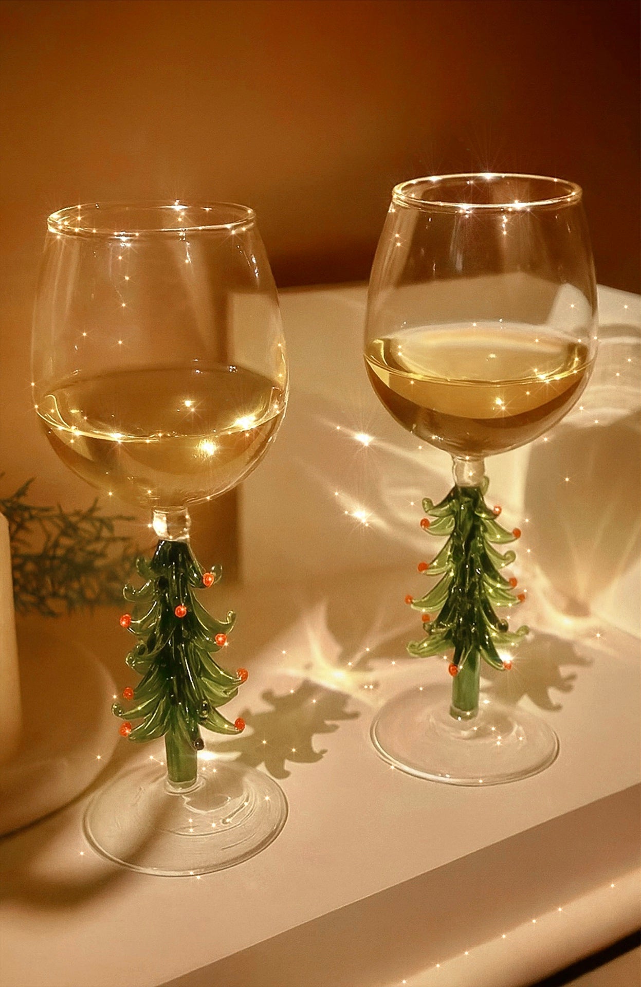 Merry Christmas Wine Flute Set of 2