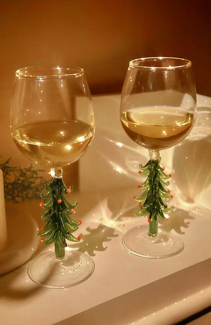 Merry Christmas Wine Flute Set of 2