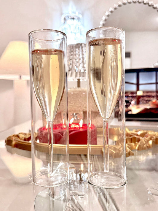 Maeve Double Layered Glass Cup Set of 2