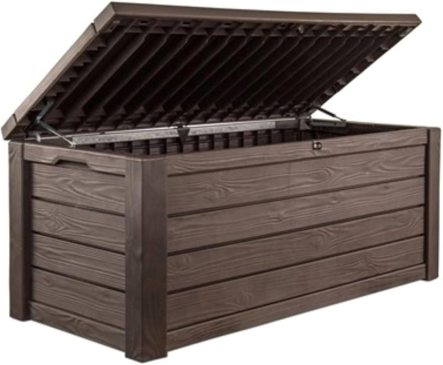 🎁Limited time promotion--Buy One Get One Free🎁Extra-Large 281-Gal Metal Deck Box – Lockable Wheels for Patio & Garden Storage