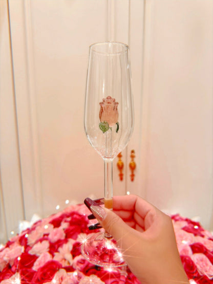 La Vie En Rose Champagne Glass Set of 2™️