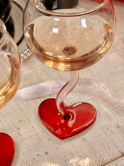 “My Valentine” Wine Glass Cup Set of 2