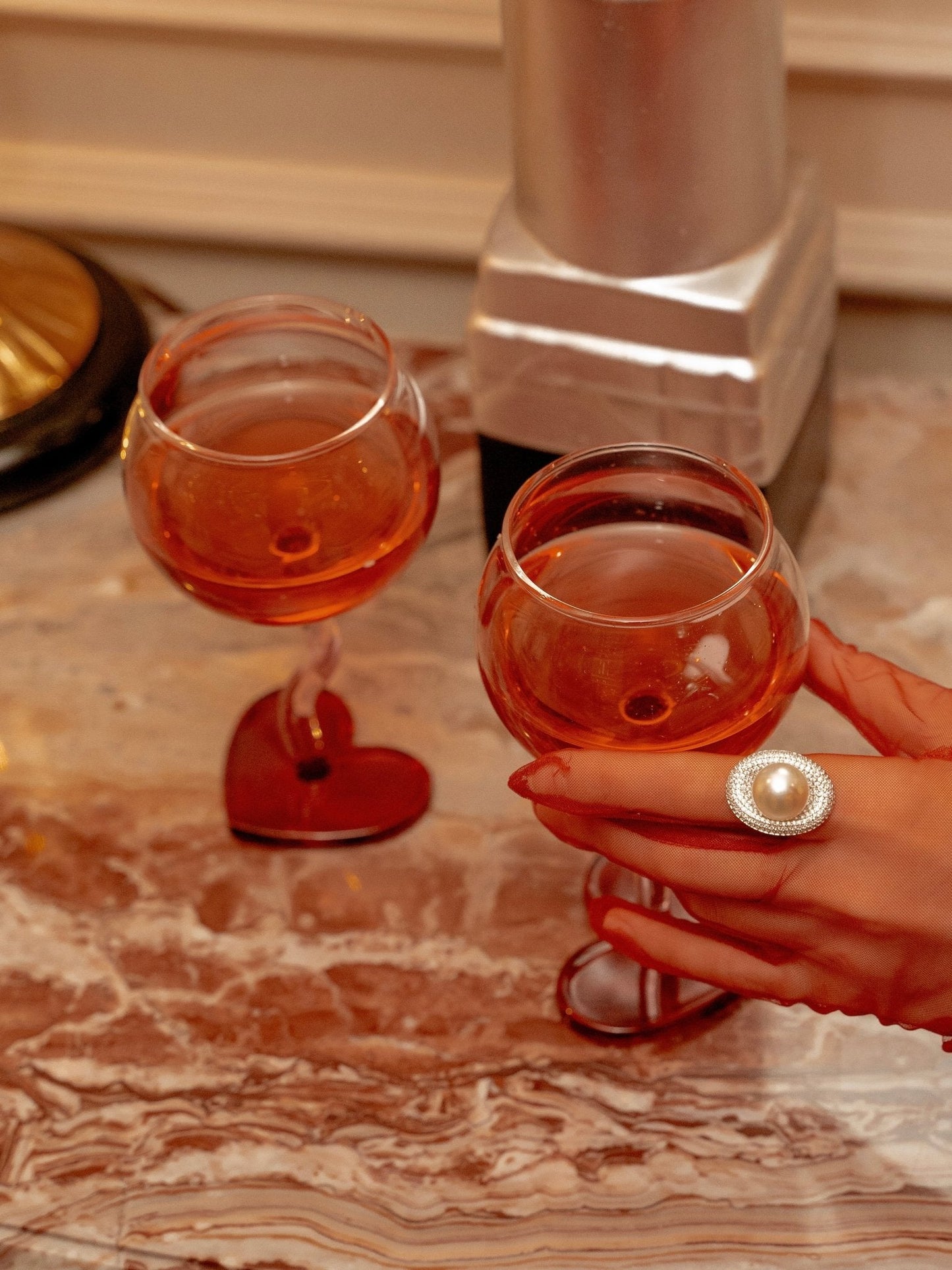 “My Valentine” Wine Glass Cup Set of 2