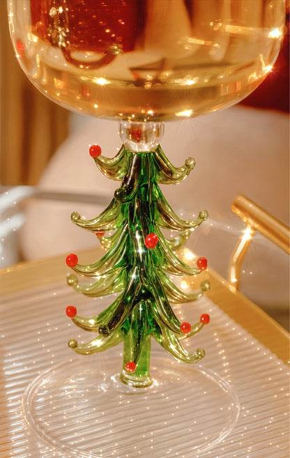 Merry Christmas Wine Flute Set of 2