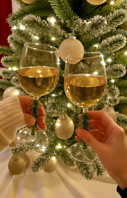 Merry Christmas Wine Flute Set of 2