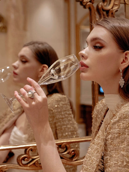 ‘100-Carat’ Diamond Champagne Flute Set of 2™️