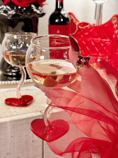 “My Valentine” Wine Glass Cup Set of 2