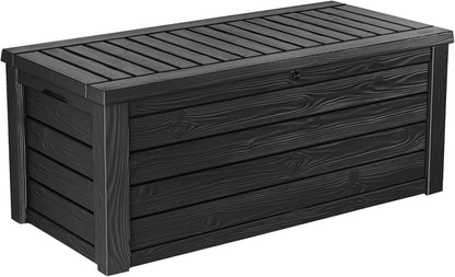 🎁Limited time promotion--Buy One Get One Free🎁Extra-Large 281-Gal Metal Deck Box – Lockable Wheels for Patio & Garden Storage