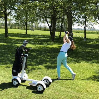 Electric Golf Caddy | Top Speed 15 mph, 36+holes & Free Shipping