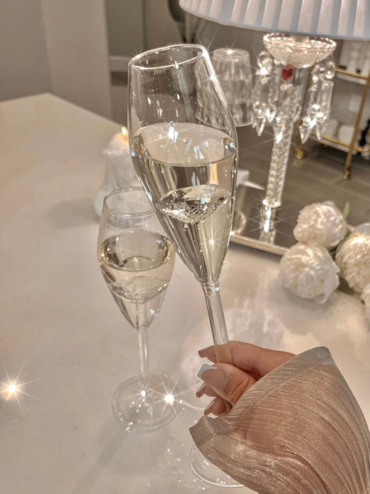 ‘100-Carat’ Diamond Champagne Flute Set of 2™️