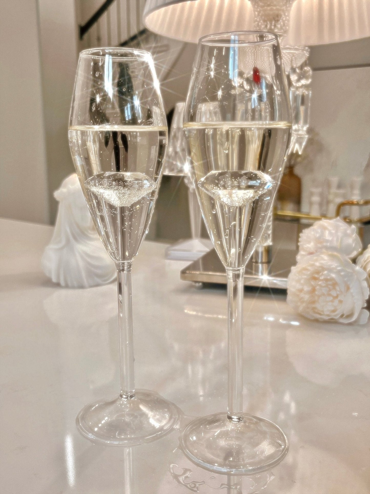 ‘100-Carat’ Diamond Champagne Flute Set of 2™️