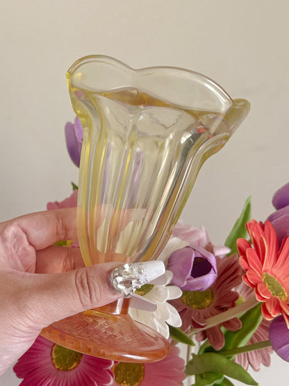 Blooming Tulip Glass Cup Set Of 2