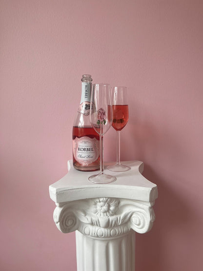 La Vie En Rose Champagne Glass Set of 2™️