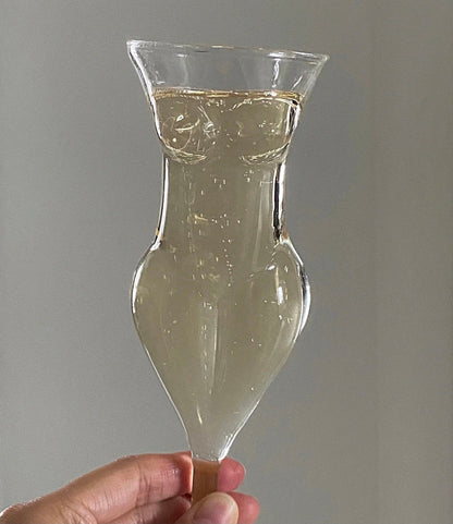 The Lady Glass Cup Set of 2 - Handblown